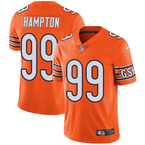 Nike Bears #99 Dan Hampton Orange Men's Stitched NFL Limited Rush Jersey - Click Image to Close